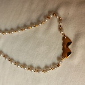 Faux pearl bracelet